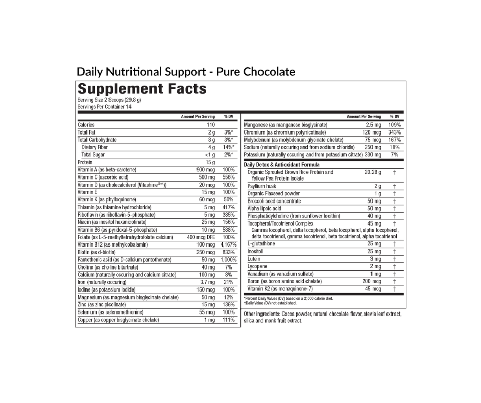 Daily Nutritional Support